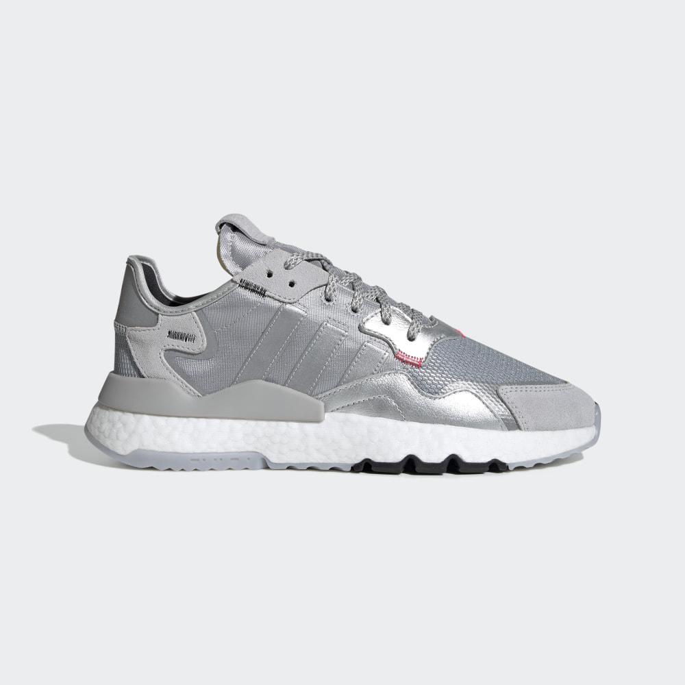 Originals Adidas Nite Jogger Barbati Romania - Argintii Metal/Gri Deschis/Negrii EE5851